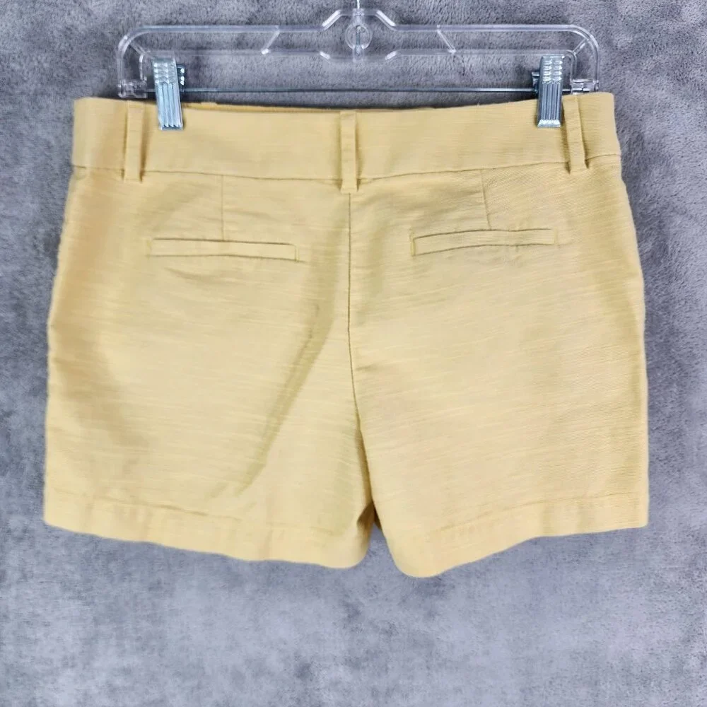 Women's Yellow Ann Taylor LOFT Shorts 4